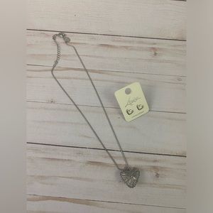 Lovisa Heart Earrings & Necklace Costume Jewelry